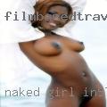Naked girl in
